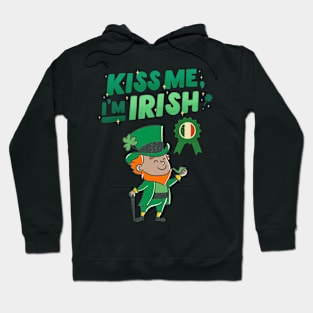 Saint Patricks Day, Kiss Me Im Irish Hoodie